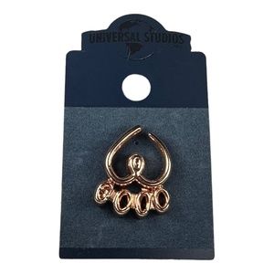 Universal Studio Secret Life of Pets Rose Gold Paw Print Pin